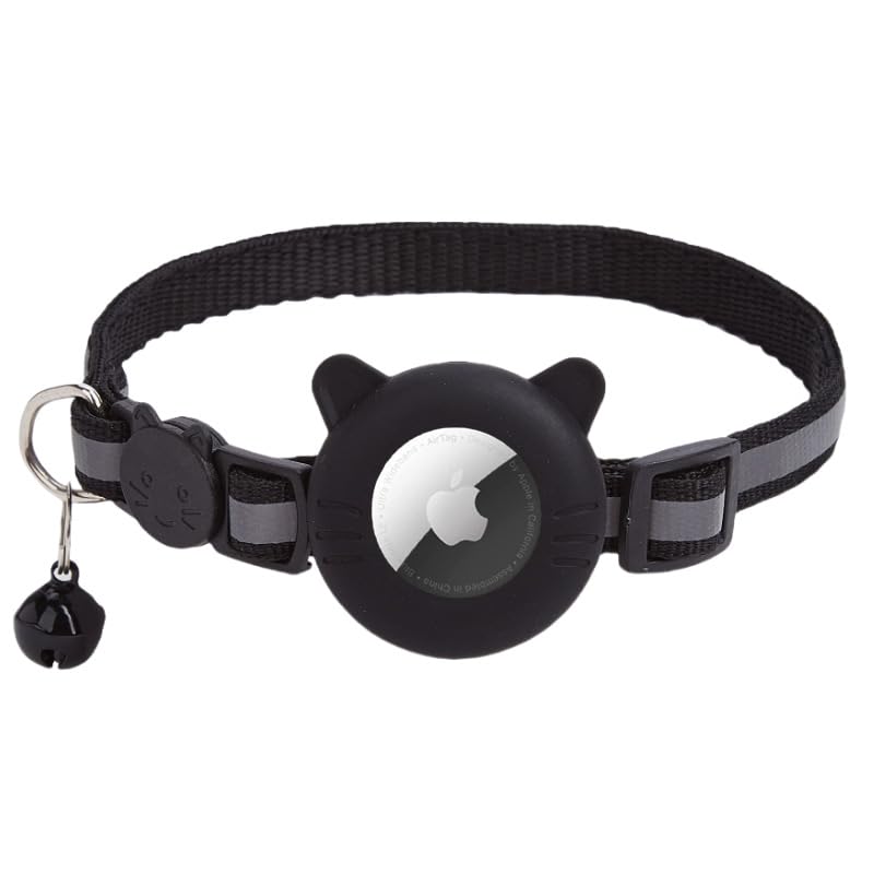 Qpets® Cat Collar with Silicone Airtag Holde Qpets® Cat Collar with Silicone Airtag Holde